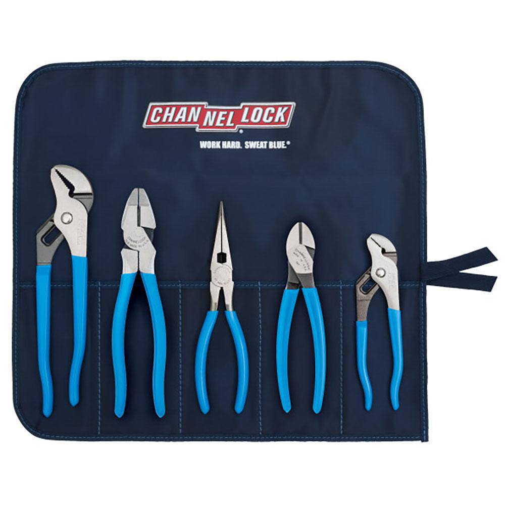 Channellock Plier Set 5 Pc, Assortment MSC Direct