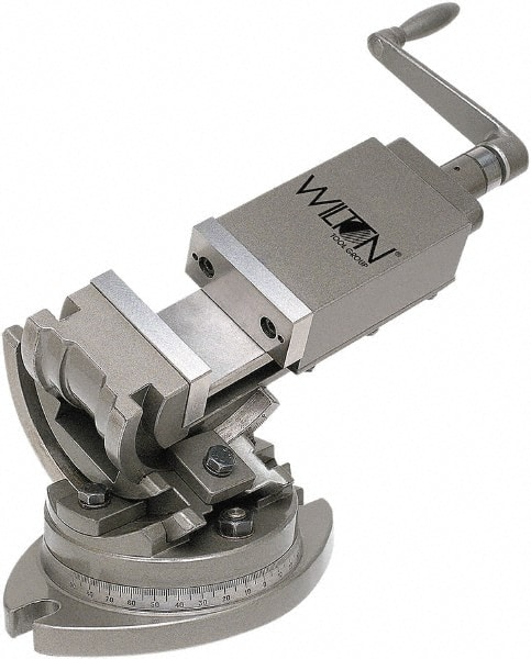 5" Angle-Locking Tilting Preceision Milling Vise w/ Swivel Base Milling Vice USA