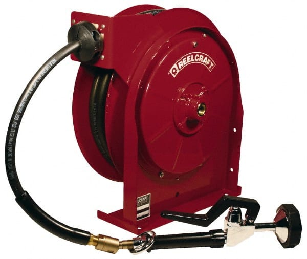 Reelcraft - Hose Reel with Hose: 3/8″ ID Hose x 35', Spring Retractable -  66574245 - MSC Industrial Supply