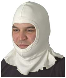 Balaclavas; Color: White ; Material: Nomex. ; Size: Universal ; PSC Code: 4240