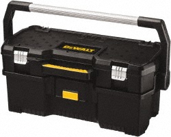 Metal, Resin & Plastic Tool Box: 4 Compartment - 3,413 lb Capacity