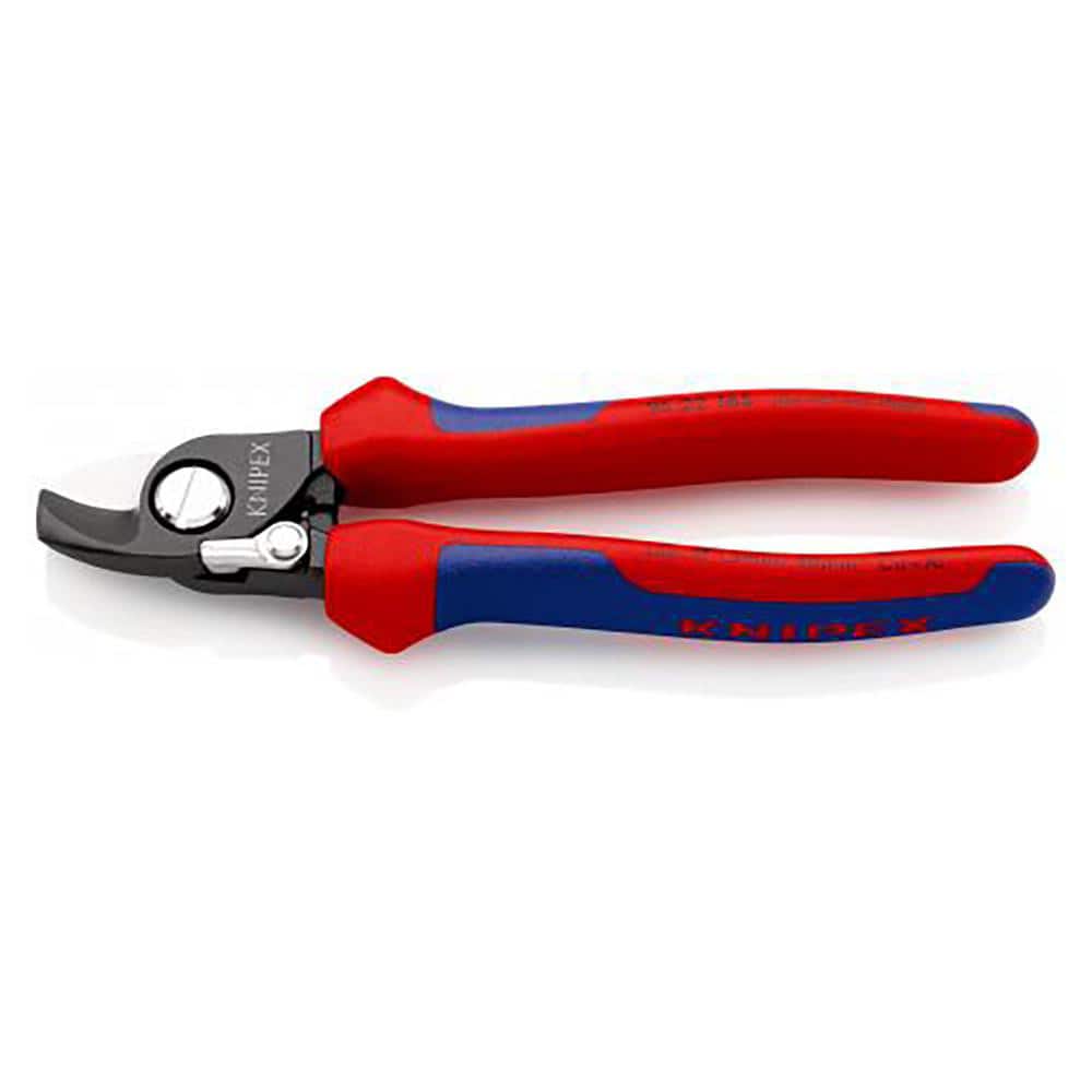 Knipex 95 22 165 Cable Cutter: 0.59" Capacity, 6-1/2" OAL 