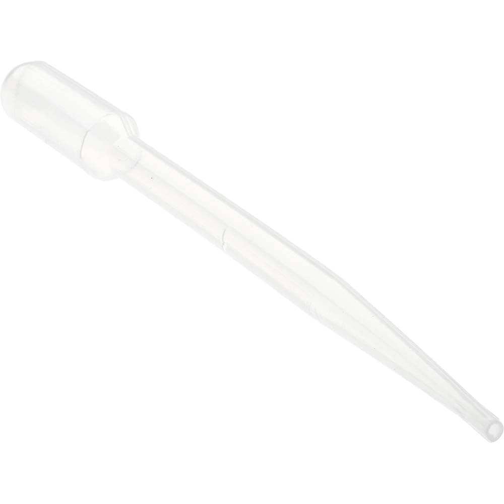 Beakers & Pipettes; Volume Capacity Range: 3 mL - 99 mL ; Overall Length: 15cm ; Pipette Material: Polyethylene ; Graduations: No ; Sterile: No ; Disposable: Yes