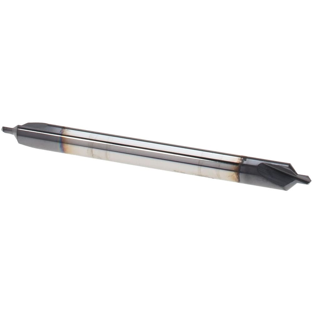 Combo Drill & Countersink: #1, 1/8" Body Dia, 1180, Solid Carbide