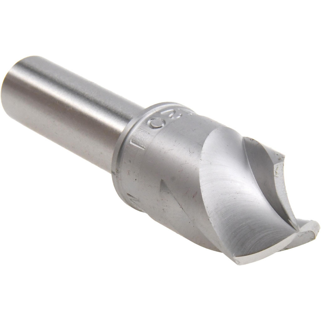 M.A. Ford® Countersink: 3/4" Head Dia, 120 deg Included Angle, 3 Flute, High-Speed Steel, Right Hand Cut - 0.75 mm Min Cut Dia, 1/2" Shank Dia, 2"