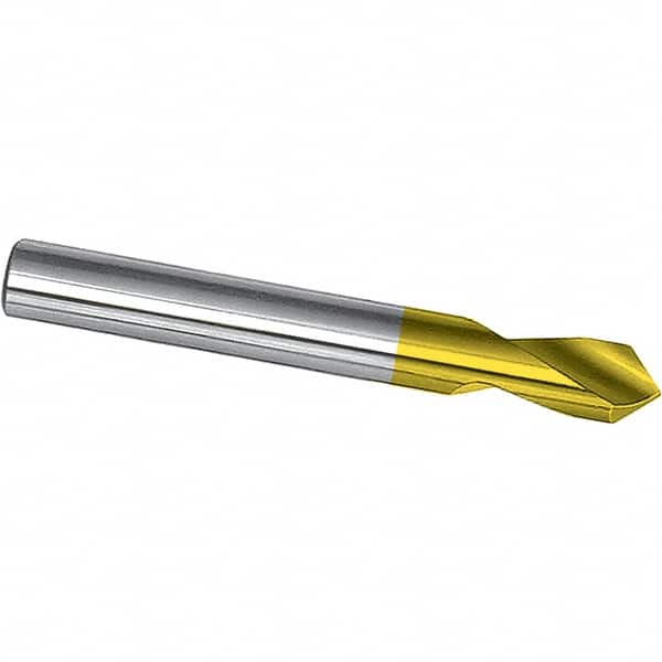 Bright Carbide 1/2 Spotting Drill Bit 90° Uncoated 