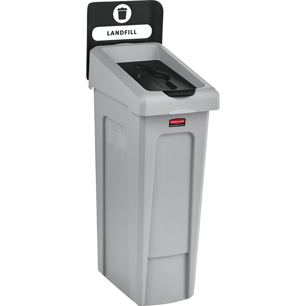SLIM JIM® RECYCLING STATION 1-STREAM LANDFILL, 23 GAL