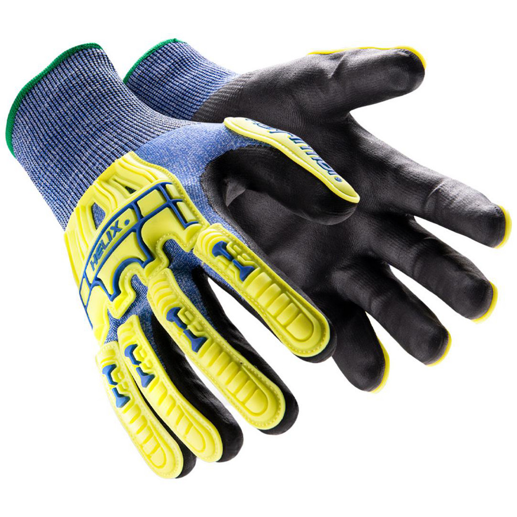 HexArmor® | Helix Cut, Puncture & Abrasion-Resistant Gloves: Helix 3015, Cut A2, Abrasion 5, Puncture 3, 21 ga, Size X-Small, 4-1/4" Long - HPPE