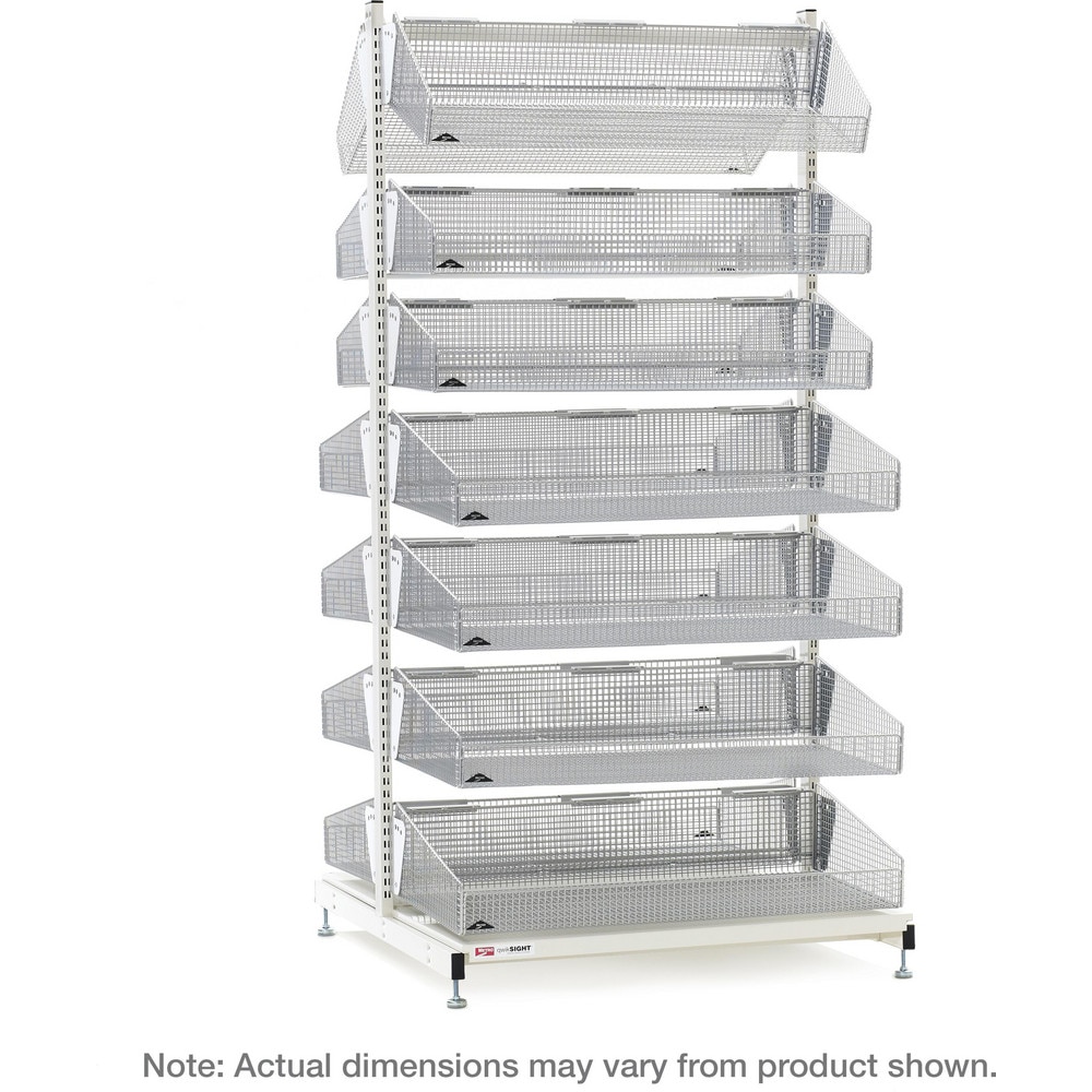 Steel Security Unit: 1,600 lb Capacity, 2 Shelf