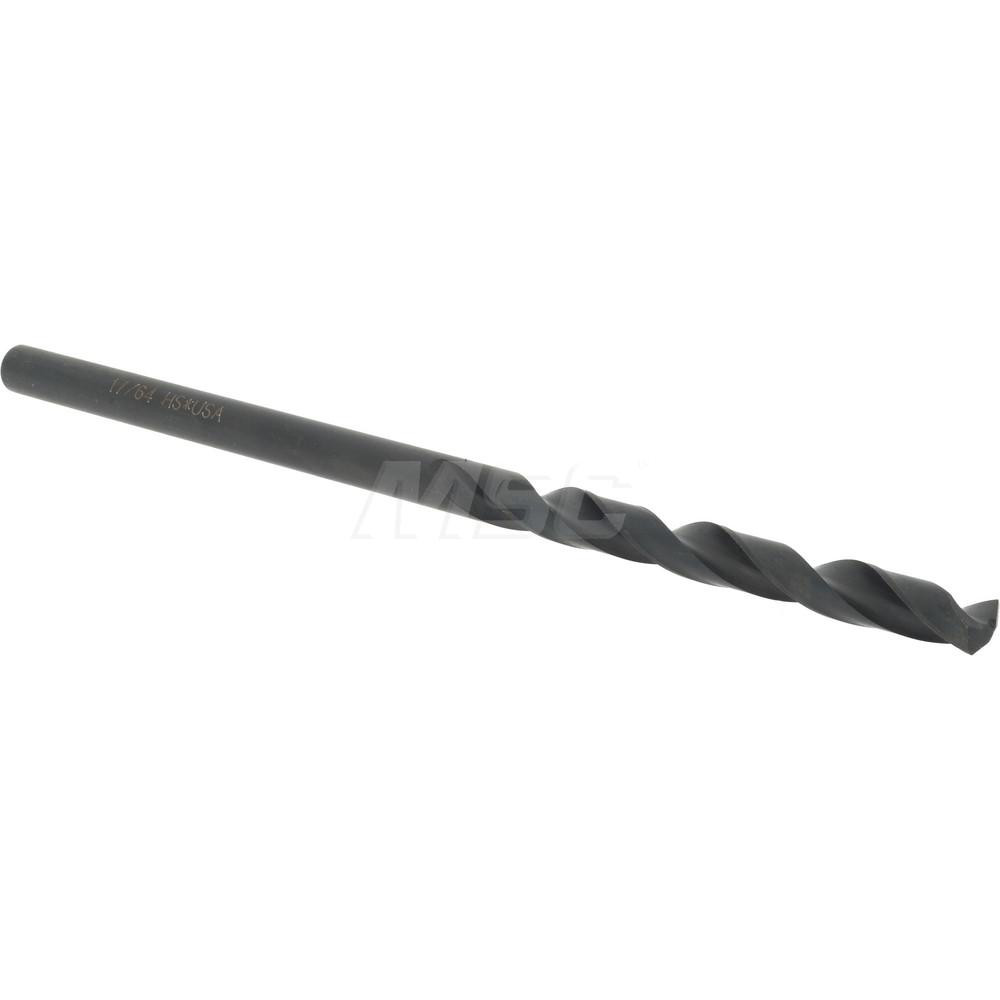 Aircraft Extension Drill Bit: 17/64" Dia, 135 ° Point, High Speed Steel
