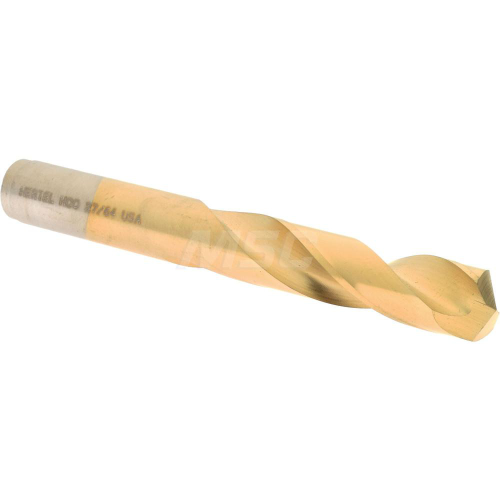 Hertel 66691445 Screw Machine Length Drill Bit: 0.42" Dia, 135 &deg;, Cobalt Image