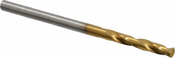 YG1 5-Pack 7/64" TiN Coated Cobalt Screw Machine (Stub) Drills – 135° Point – D4146007