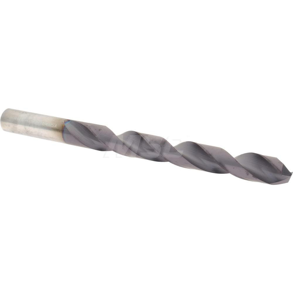 Hertel 66692542 Jobber Length Drill Bit: 0.42" Dia, 135 °, High Speed Steel Image