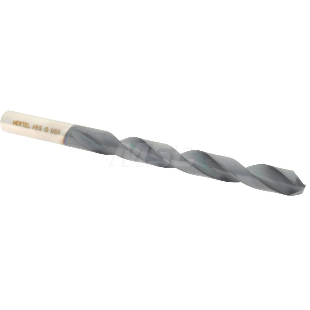 Hertel Jobber Drill Letter Q, 135 deg Point, High Speed Steel MSC