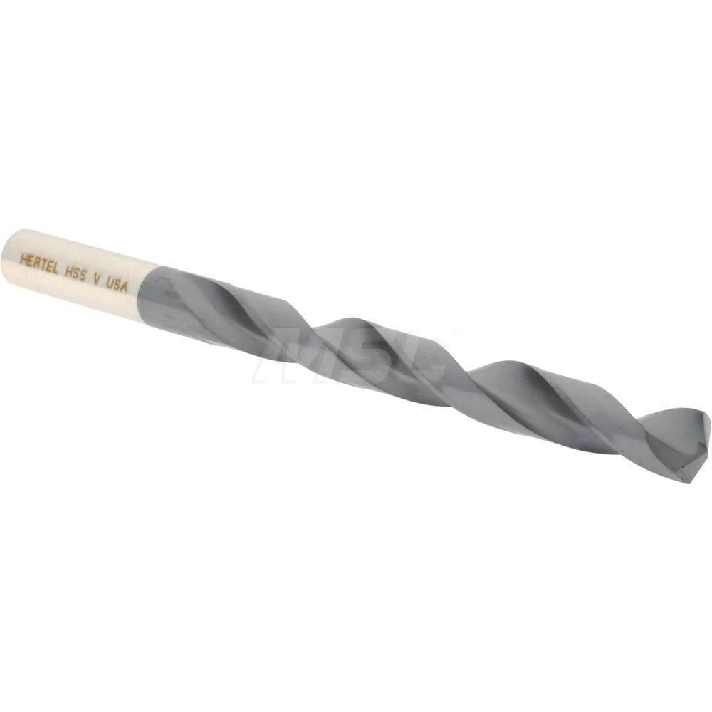 Hertel 66692823 Jobber Length Drill Bit: 0.377" Dia, 135 °, High Speed Steel Image