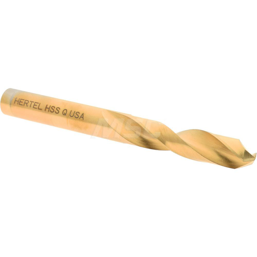 Hertel Screw Machine Length Drill Bit Letter Q, 135 deg Point, High