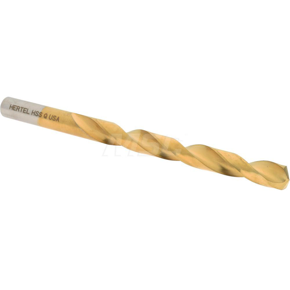 Jobber Length Drill Bit 0.3320" Dia, 135 ° Point, High Speed Steel