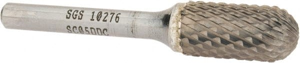 SGS Pro 10276 Abrasive Bur: SC-5, Cylinder with Radius 