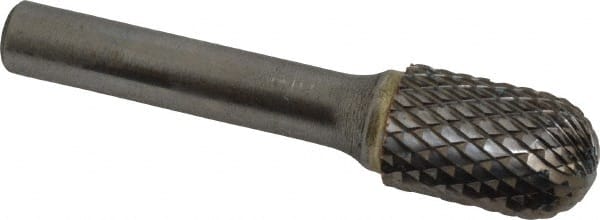 SGS Pro 10278 Abrasive Bur: SC-6 3/8, Cylinder with Radius 