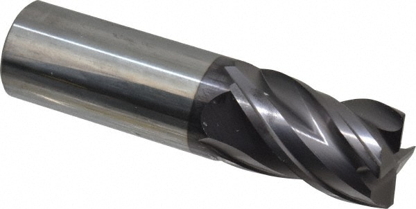 SGS 36863 Corner Radius End Mill: 1" Dia, 1-1/2" LOC, 0.04" Radius, 4 Flutes, Solid Carbide Image