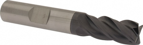 SGS 36865 Corner Radius End Mill: 7/16" Dia, 1" LOC, 0.02" Radius, 4 Flutes, Solid Carbide Image