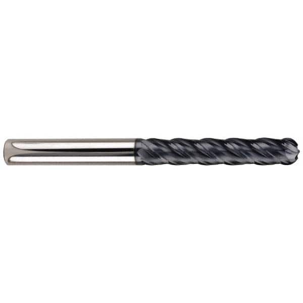 Solid Carbide 3/16 Ball End Mill 4 Flutes 