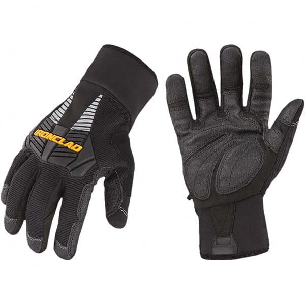 Cold Condition Gloves: Size Large, ANSI Puncture 1, Polyester Lined, Polyester
