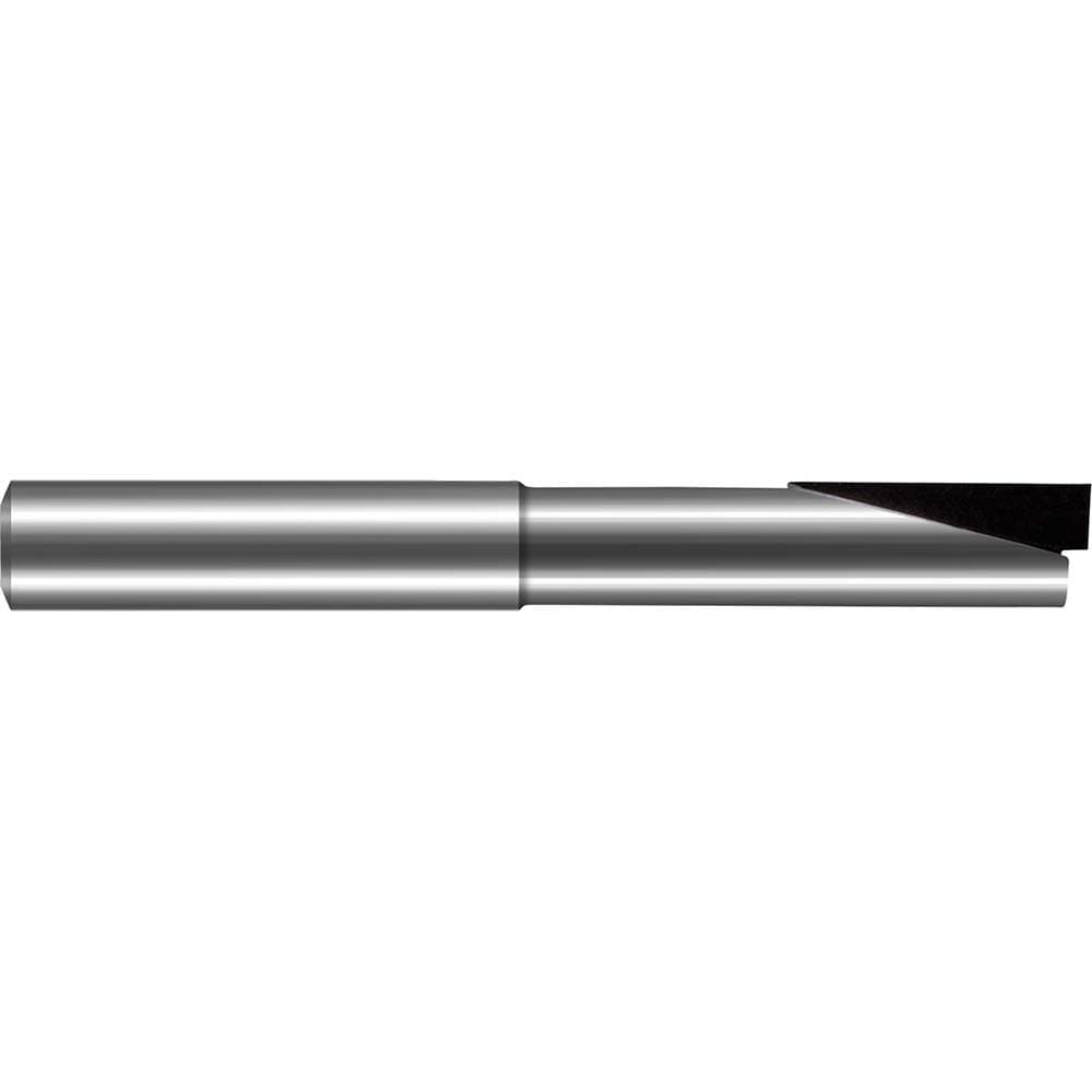 Square End Mill: 1/8" Dia, 1/4" LOC, 1 Flute, PCD Tipped