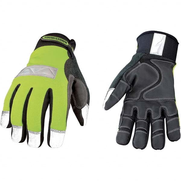 Youngstown 08-3710-10-L General Purpose Work Gloves: Large, 3M Scotchlite, Microfleece & Synthetic Leather 