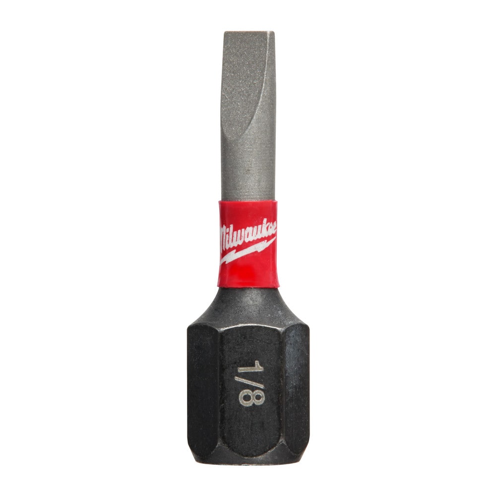 Slotted Screwdriver Bits; Blade Width (mm): 2.9in ; Drive Size (Inch): 0.125in ; Blade Thickness: 2.9in ; Blade Thickness (Decimal Inch): 2.9in ; Material: Steel ; Overall Length (Inch): 1.00