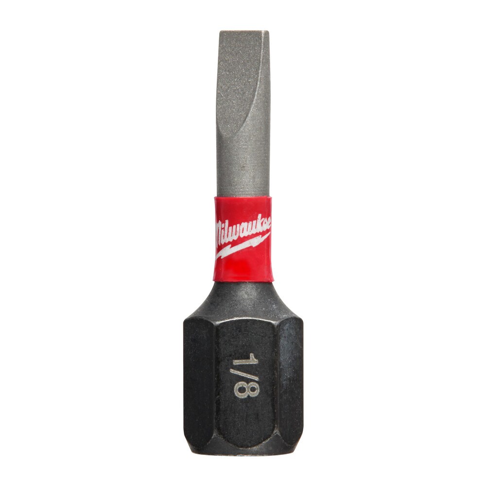 Slotted Screwdriver Bits; Blade Width (mm): 2.9in ; Drive Size (Inch): 0.125in ; Blade Thickness: 2.9in ; Blade Thickness (Decimal Inch): 2.9in ; Material: Steel ; Overall Length (Inch): 1.00