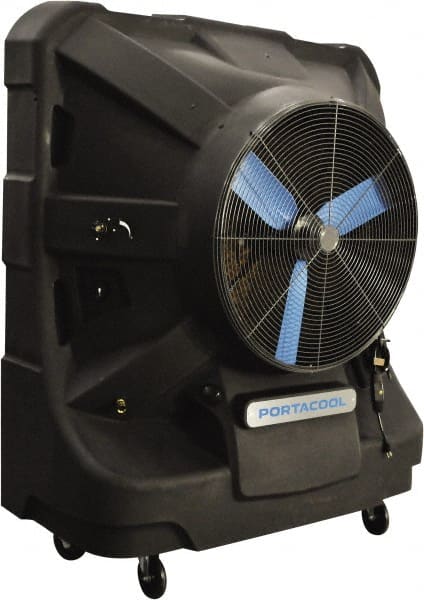 PortaCool PACJS2701A1 Evaporative Cooler: 23,500 CFM, 65 gal, 1 hp 