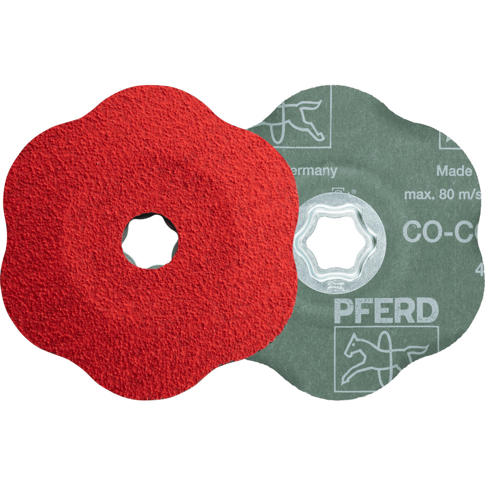 PFERD - Fiber Disc: 5" Disc Dia, 5/8-11 Hole, Threaded Arbor Hole, 60 ...