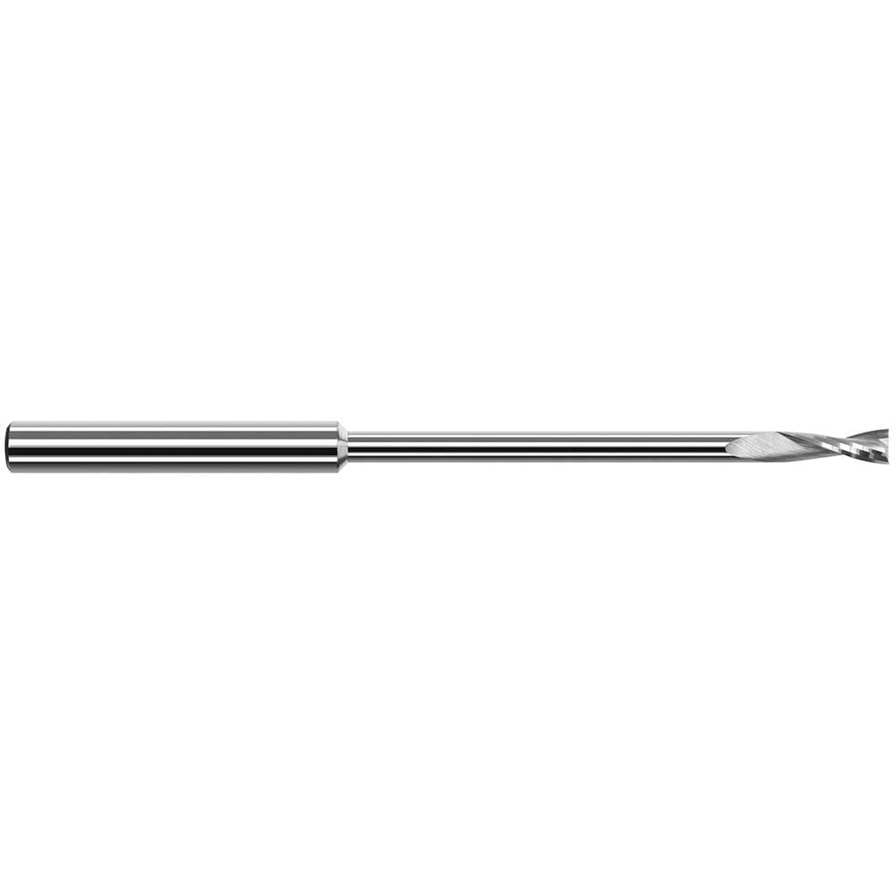 Square End Mill: 1/32" Dia, 3/32" LOC, 2 Flutes, Solid Carbide