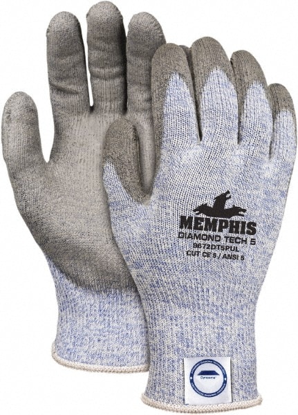 MCR SAFETY 9672DT5PUS Cut-Resistant Gloves: Size S, ANSI Cut 5, Polyurethane, Dyneema Image