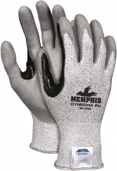 Memphis Dyneema Polyurethane Gloves, X-Large, White-Gray, Pair