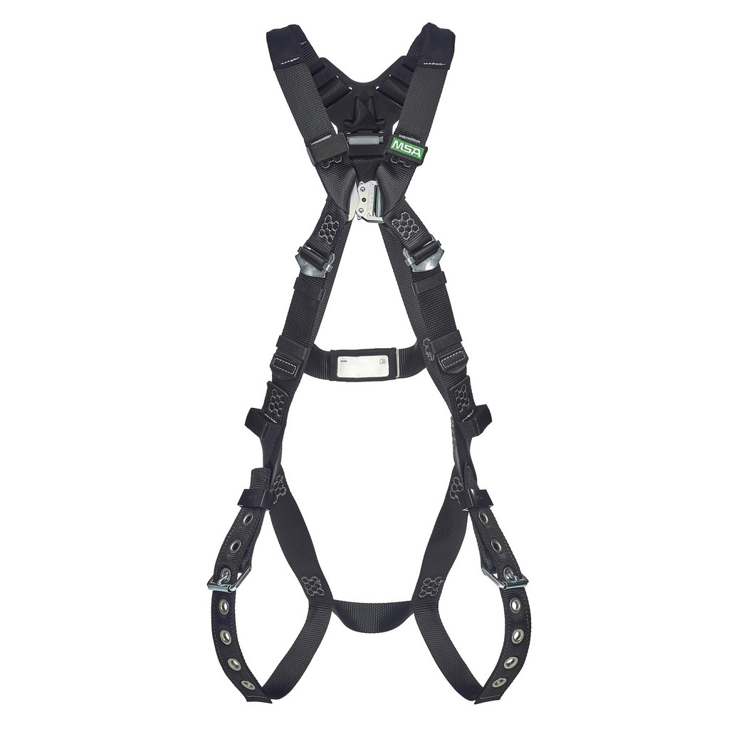 MSA | V-Form Fall Protection Harnesses: 400.000 Lb, Arc Rated Style, Size X-Large, For Confined Space, General Industry, General Purpose &