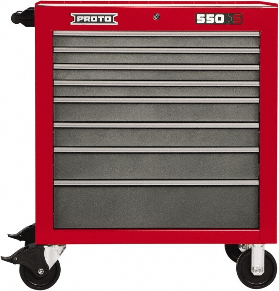 PROTO J553441-8SG Steel Tool Roller Cabinet: 8 Drawers Image