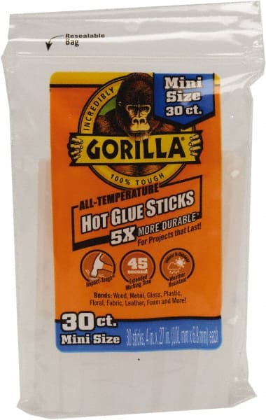 Gorilla 4 in. Mini Hot Glue Sticks (30-Count)