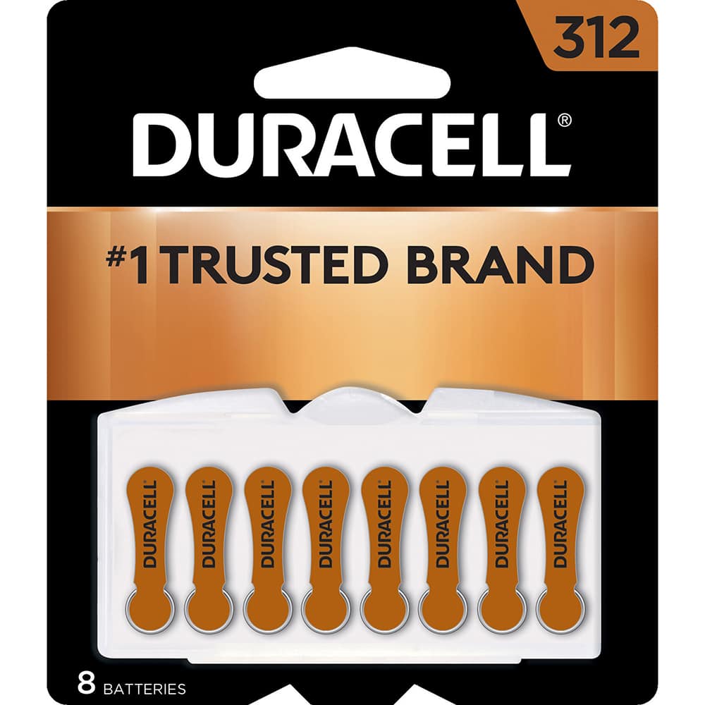 Duracell 41333661247 Hearing Aid Battery: Size 312, Zinc Air 