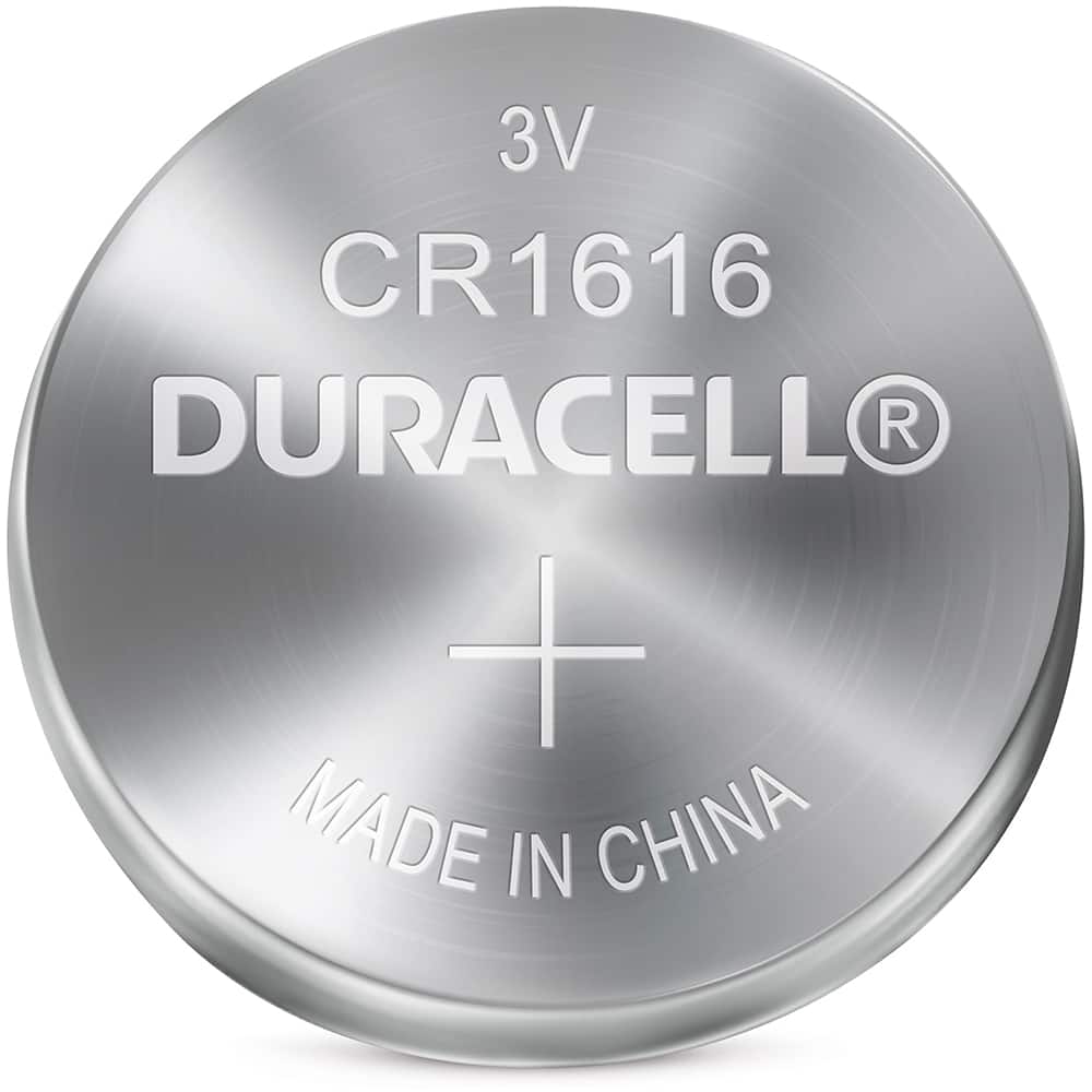 Duracell 41333661698 Button & Coin Cell Battery: Size 1616, Lithium-ion 
