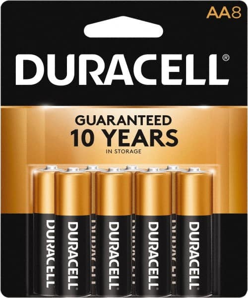 Tal højt have tillid Årvågenhed Duracell - Pack of (8), Size AA, Alkaline, Standard Batteries - 66994500 -  MSC Industrial Supply