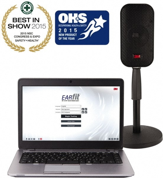 Fit Testers; Type: Earplug Fit Testing System ; Contents: Impact Resistant Carrying Case; Software; Speaker