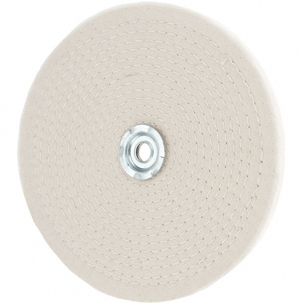 Value Collection 753592403 Unmounted Polishing Wheel Buffing Wheel: 8" Dia, 1/4" Thick, 1" Arbor Hole Dia Image