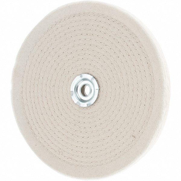 Value Collection 753592503 Unmounted Polishing Wheel Buffing Wheel: 8" Dia, 1/2" Thick, 1" Arbor Hole Dia Image