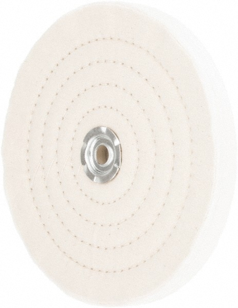 Value Collection 753591614 Unmounted Polishing Wheel Buffing Wheel: 8" Dia, 3/4" Thick, 1" Arbor Hole Dia Image