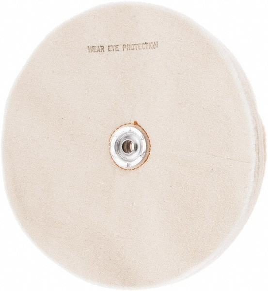 Value Collection 775331409 Unmounted Polishing Wheel Buffing Wheel: 10" Dia, 1/2" Thick, 1" Arbor Hole Dia Image