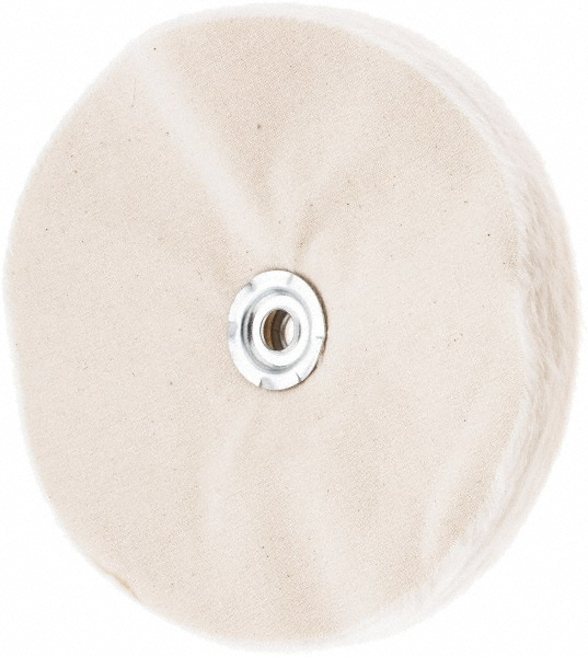 Value Collection 775331408 Unmounted Polishing Wheel Buffing Wheel: 8" Dia, 1/2" Thick, 1" Arbor Hole Dia Image