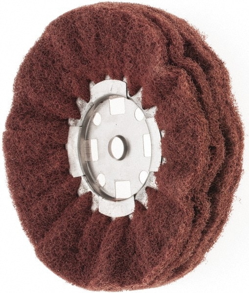 Value Collection 535959567 Mounted Polishing Buffing Wheel: 8" Dia, 4" Thick, 5/8" Shank Dia Image