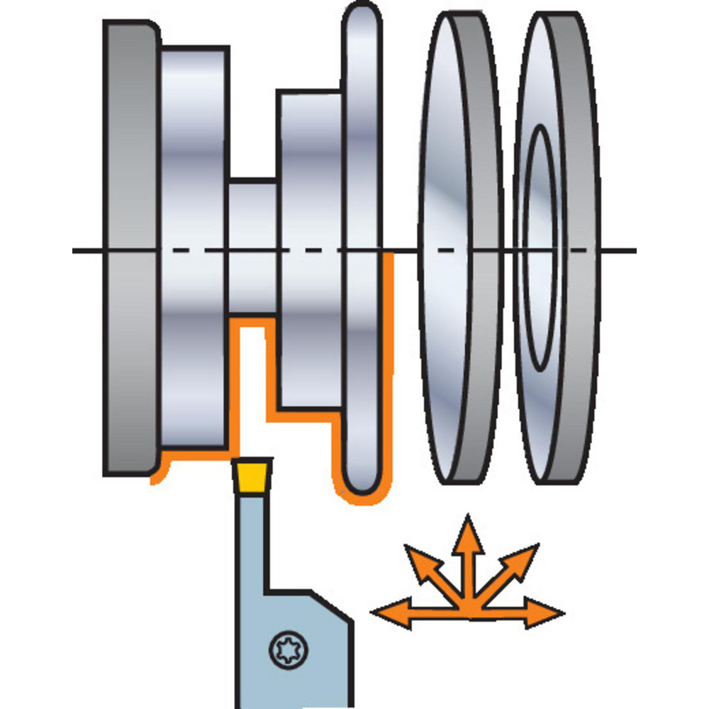 Sandvik Coromant - Indexable Grooving Toolholder: RF151.23